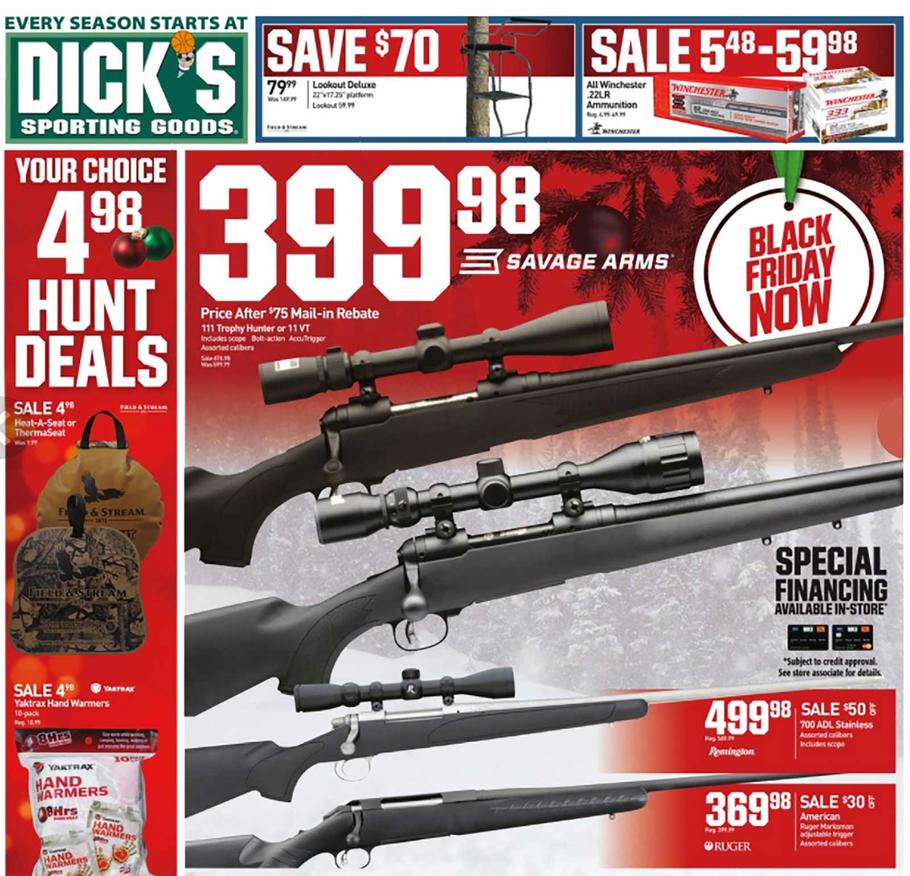 Dick S Sporting Goods Black Friday Now Sale Ad 2016