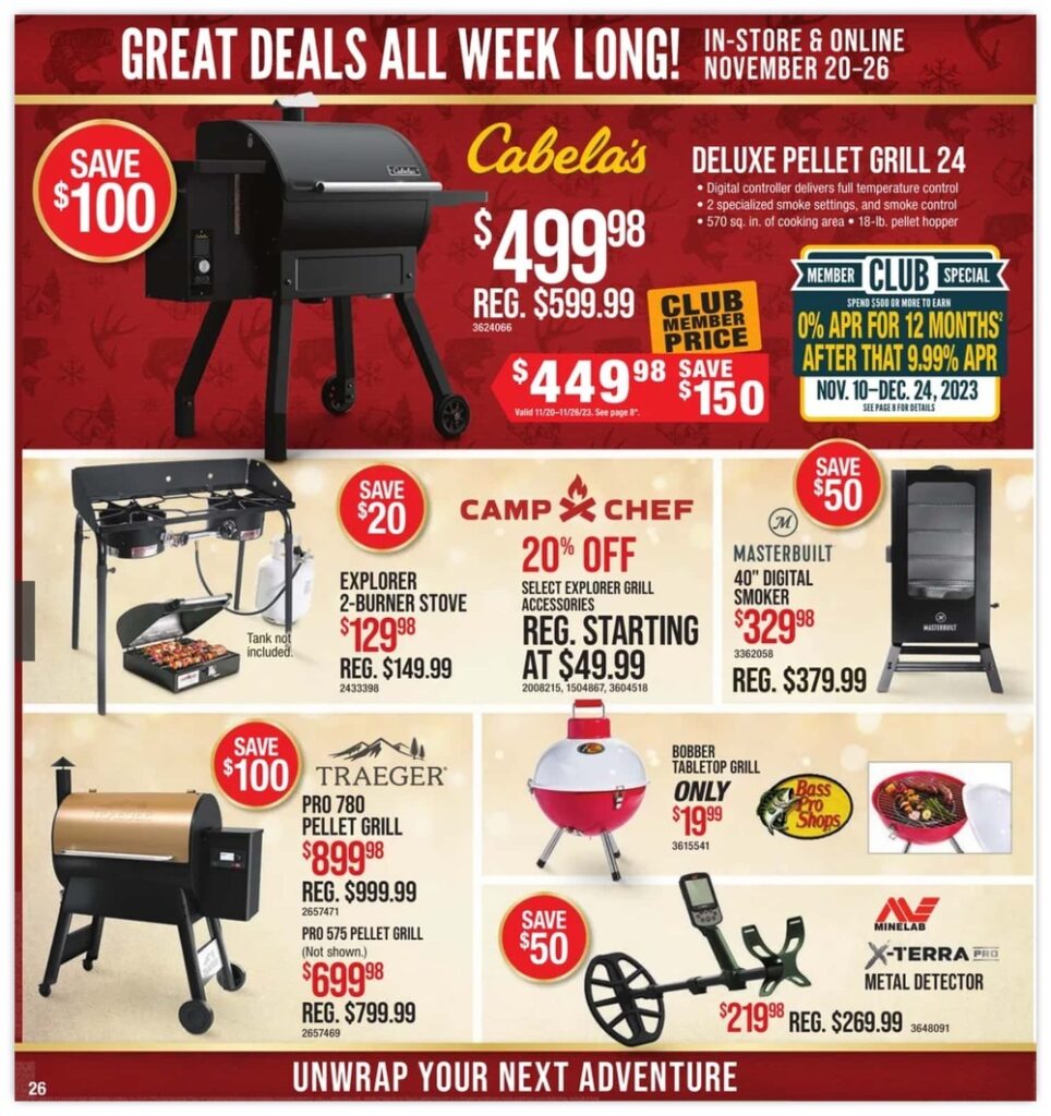 Bass Pro Shops Cabelas Black Friday Ad 2023