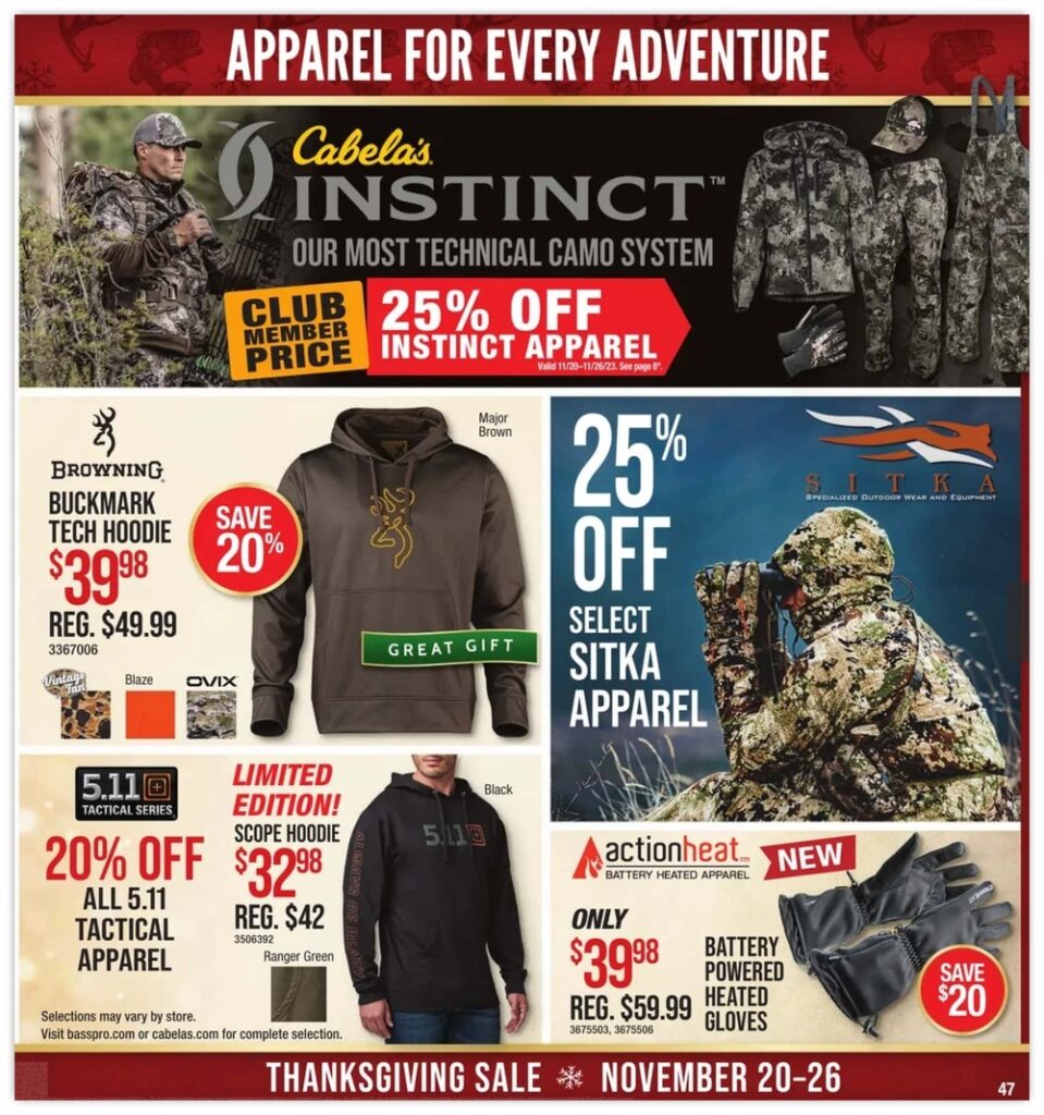 Bass Pro Shops Cabelas Black Friday Ad