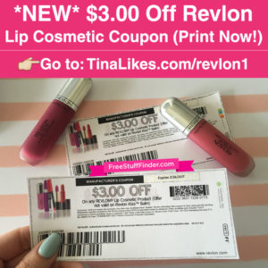 Coupon: $3 00 Off Revlon Lip Cosmetics Coupon   Deals Free Stuff