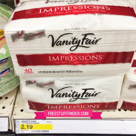 $0.89 Vanity Fair Napkins at Target