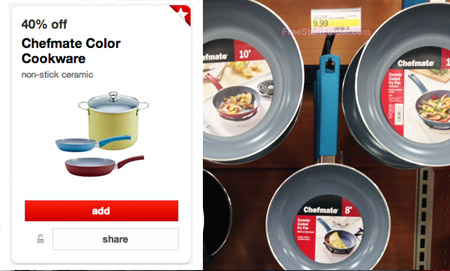 target cookware on sale