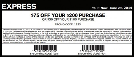 express outlet printable coupons