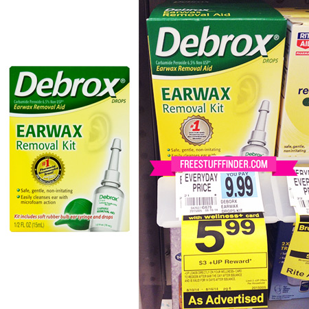 $0.99 (Reg $10) Debrox Earwax Removal Kit at Rite Aid