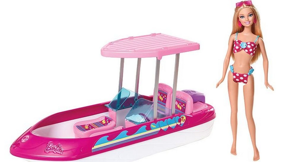 $8.39 (Reg $60) Barbie Doll Speedboat Set at Kohl's + Free Shipping