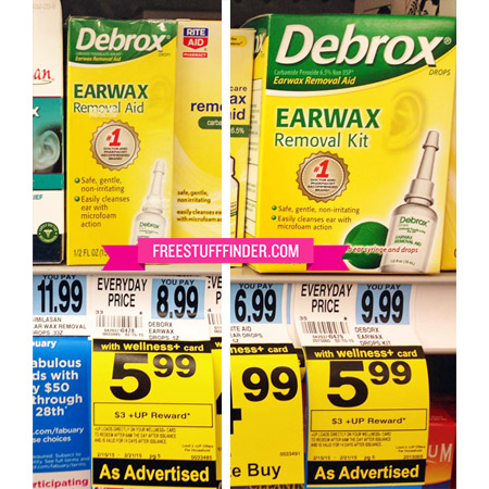 $0.99 (Reg $10) Debrox Earwax Drop Kits at Rite Aid - Free Stuff Finder