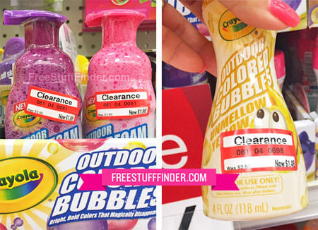 $1.11 (Reg $3) Crayola Outdoor Colored Bubbles at Target