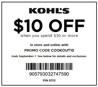 *HOT* $10 Off $30 Purchase Kohl #39 s Coupon (Last Day )