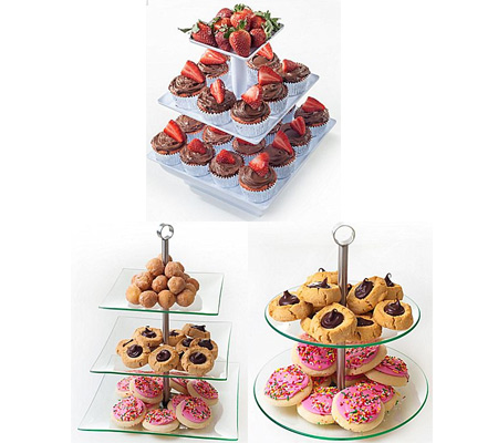 *HOT* $8.99 (Reg $65) 3-Tier Dessert Stand + FREE Pickup 