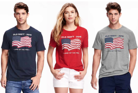 old navy flag tees