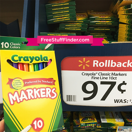 walmart low deals crayola current check supplies