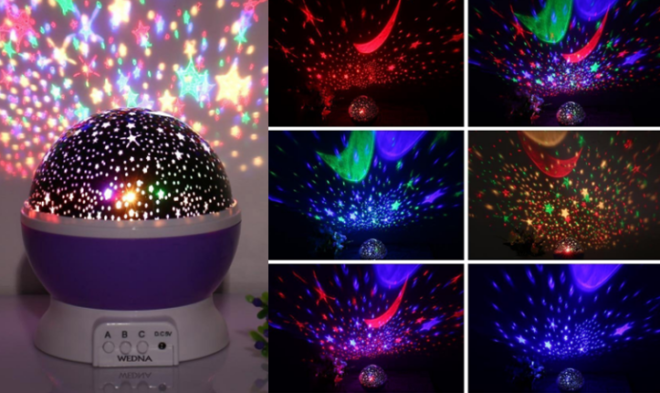 $14.99 Rotating Galaxy Night Light Projector + FREE Shipping