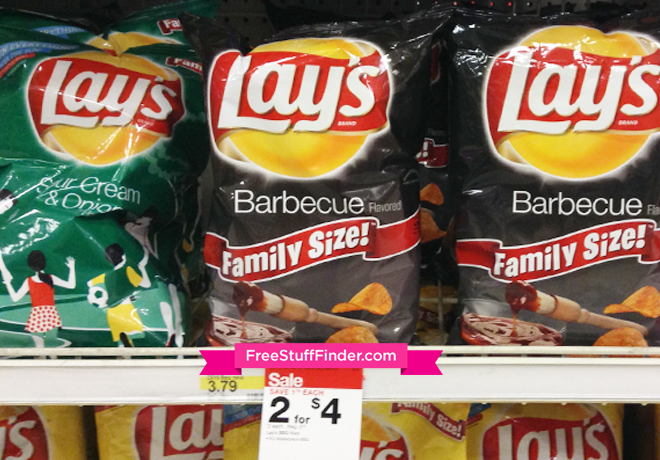 $1.50 (reg $3.79) Lay's Family Size Chips At Target (today Only!)