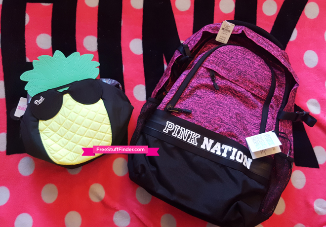 pink pineapple backpack