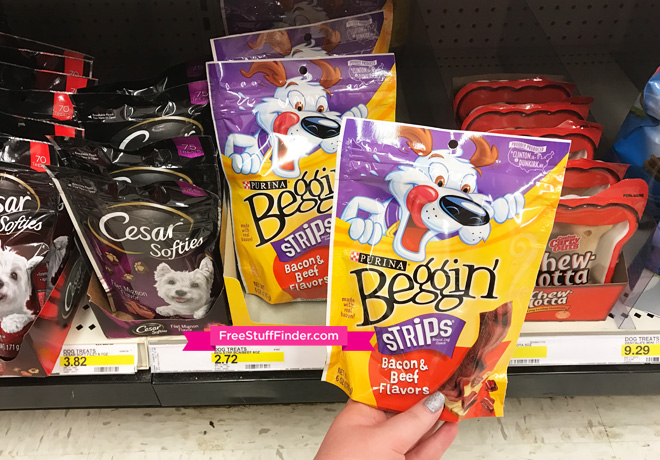 $1.29 (Reg $2.72) Purina Beggin' Strips Dog Treats at Target