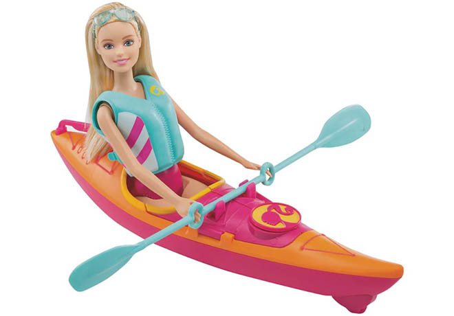 barbie kayak