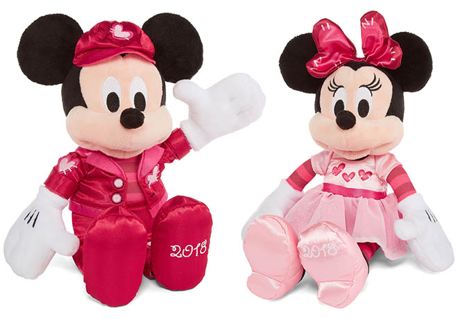 mickey mouse valentine's day plush