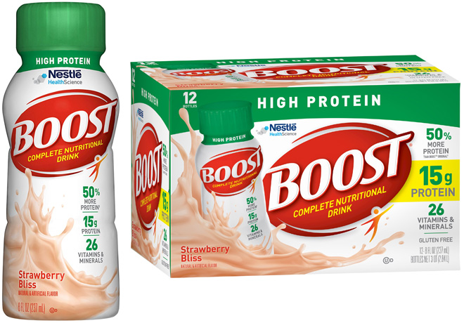 $13.47 Boost Strawberry Nutritional Drink 24-Pack (Only $0.56 Per Drink!)