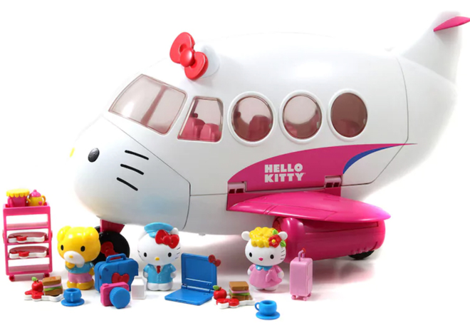 hello kitty airplane toy walmart