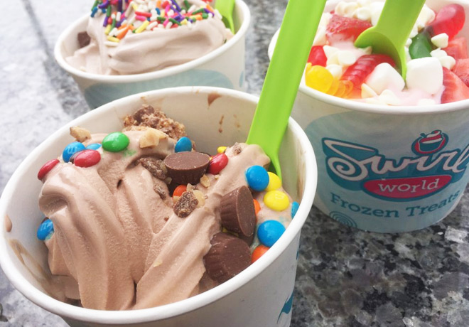 Free Kids Size Frozen Yogurt With Toppings At Racetrac Stores (through 