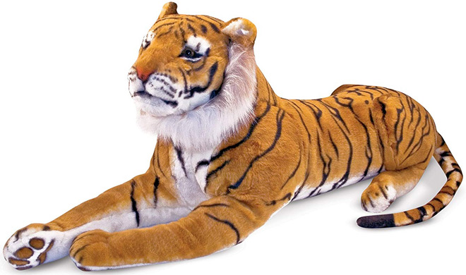 golden tiger plush