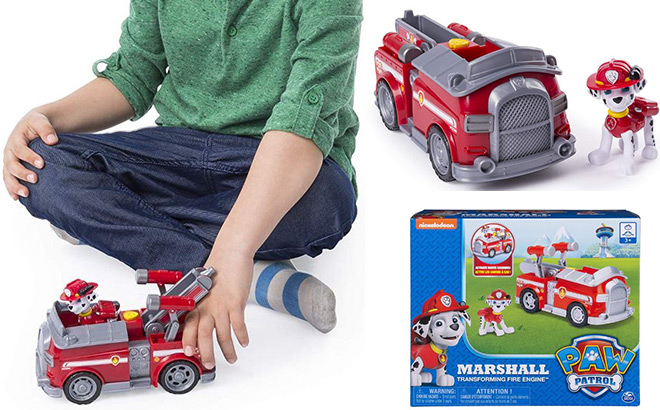 paw patrol transforming vehicle marshall