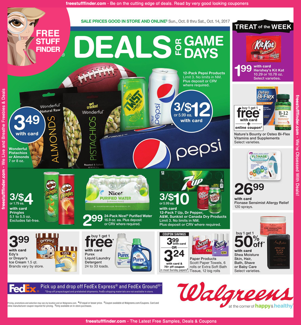 Walgreens Ad Preview (10/8 10/14) Advanced Ad Previews Free Stuff
