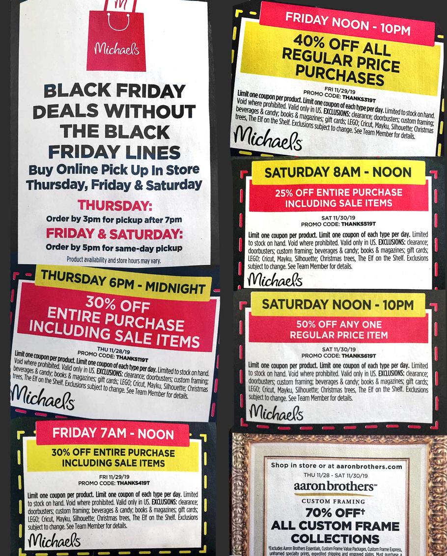 Michaels Black Friday Ad 2019