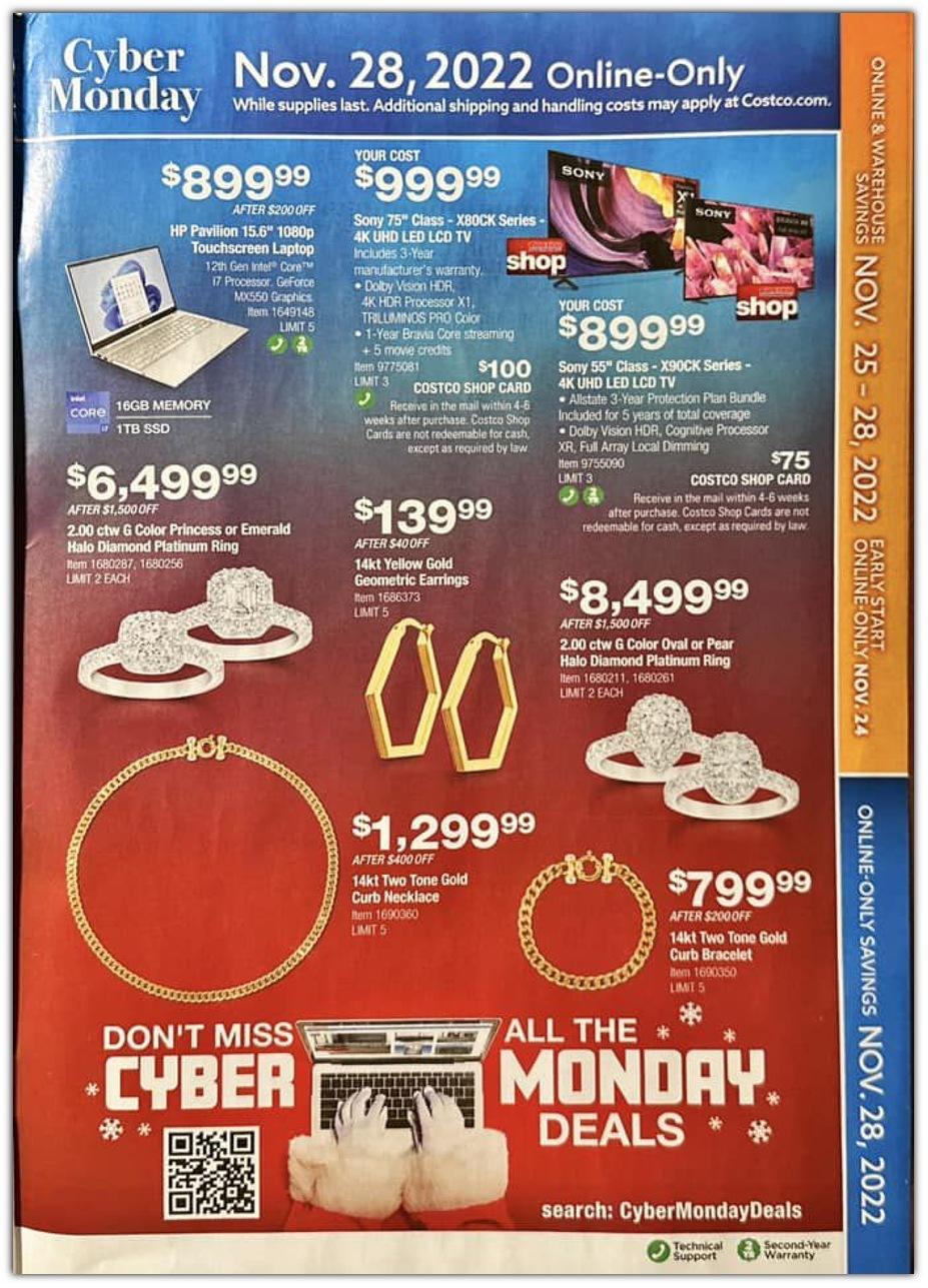 Costco Black Friday Ad 2022