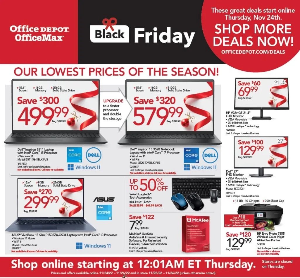 Office Depot Black Friday Ad 2022 | Black Friday Ads