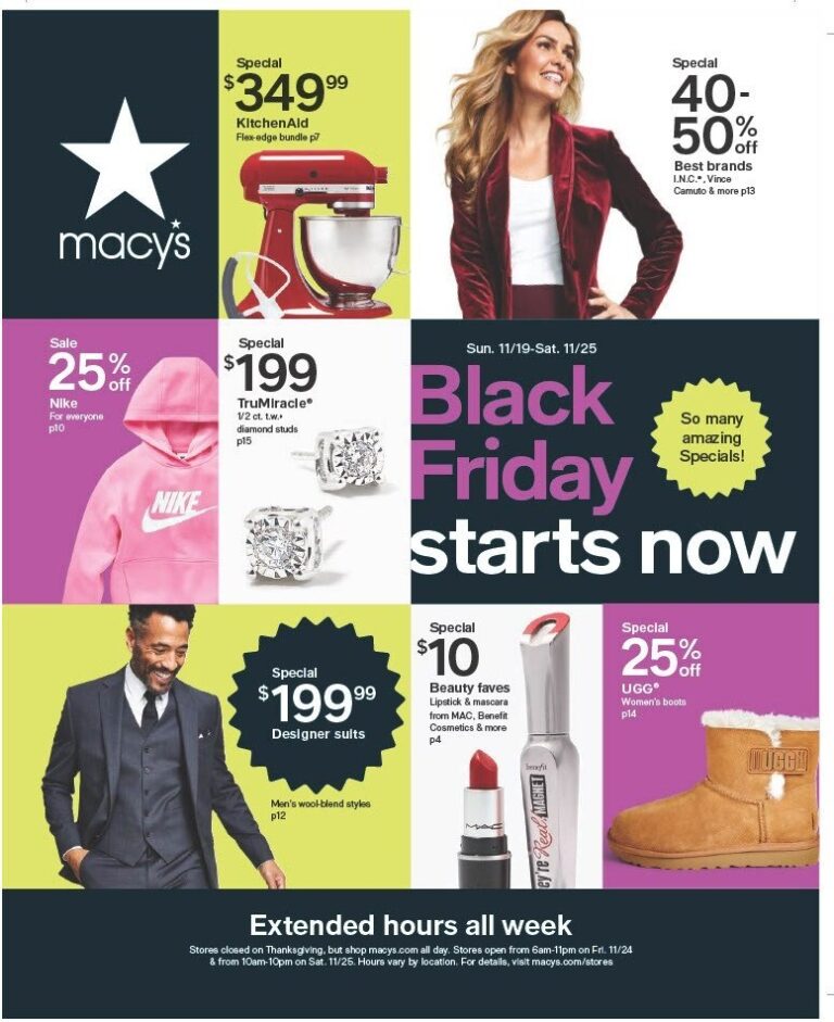 Macy’s Black Friday Ad 2023