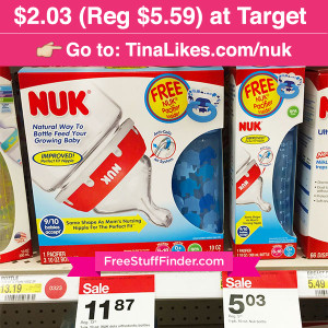 $2.03-(Reg-$5.59)-Nuk-Bottle