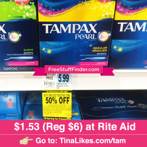 $!.53-(Reg-$6)-Tampax