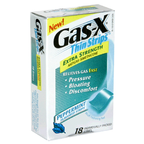 Free Sample Gas-X Thin Strips