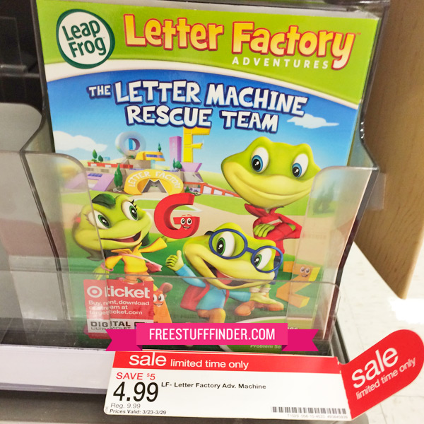 leapfrog letter factory dvd menu