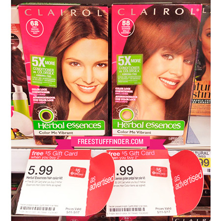 $1.49 Clairol Herbal Essences Hair Color at Target