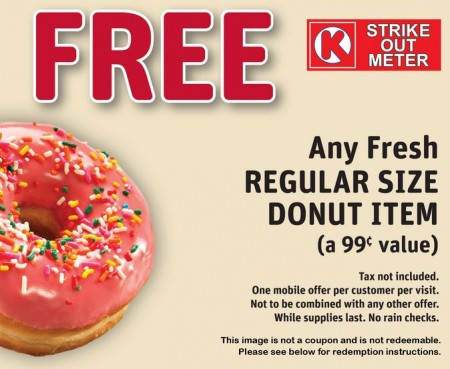 Free Donut at Circle K (AZ & NV Only)