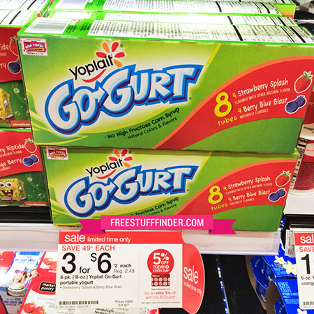 $1.00 (Reg $2.49) Yoplait Go-Gurt at Target