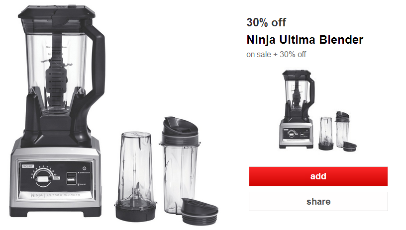 136 49 Reg 260 Ninja Ultima Blender At Target Free Stuff Finder   Ninja Blender Target 