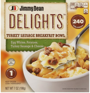 $1.00 Jimmy Dean Breakfast Bowl at Walmart