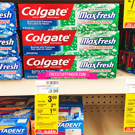 Free Colgate Max Toothpaste at CVS – Last Day!