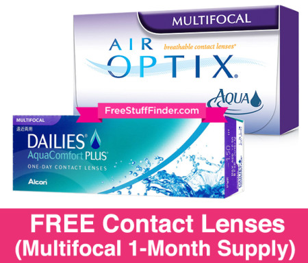 FREE Multifocal Contact Lenses (30 Day Supply)