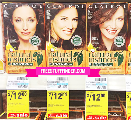 $3.00 (Reg $8.49) Clairol Natural Instincts Hair Color at CVS