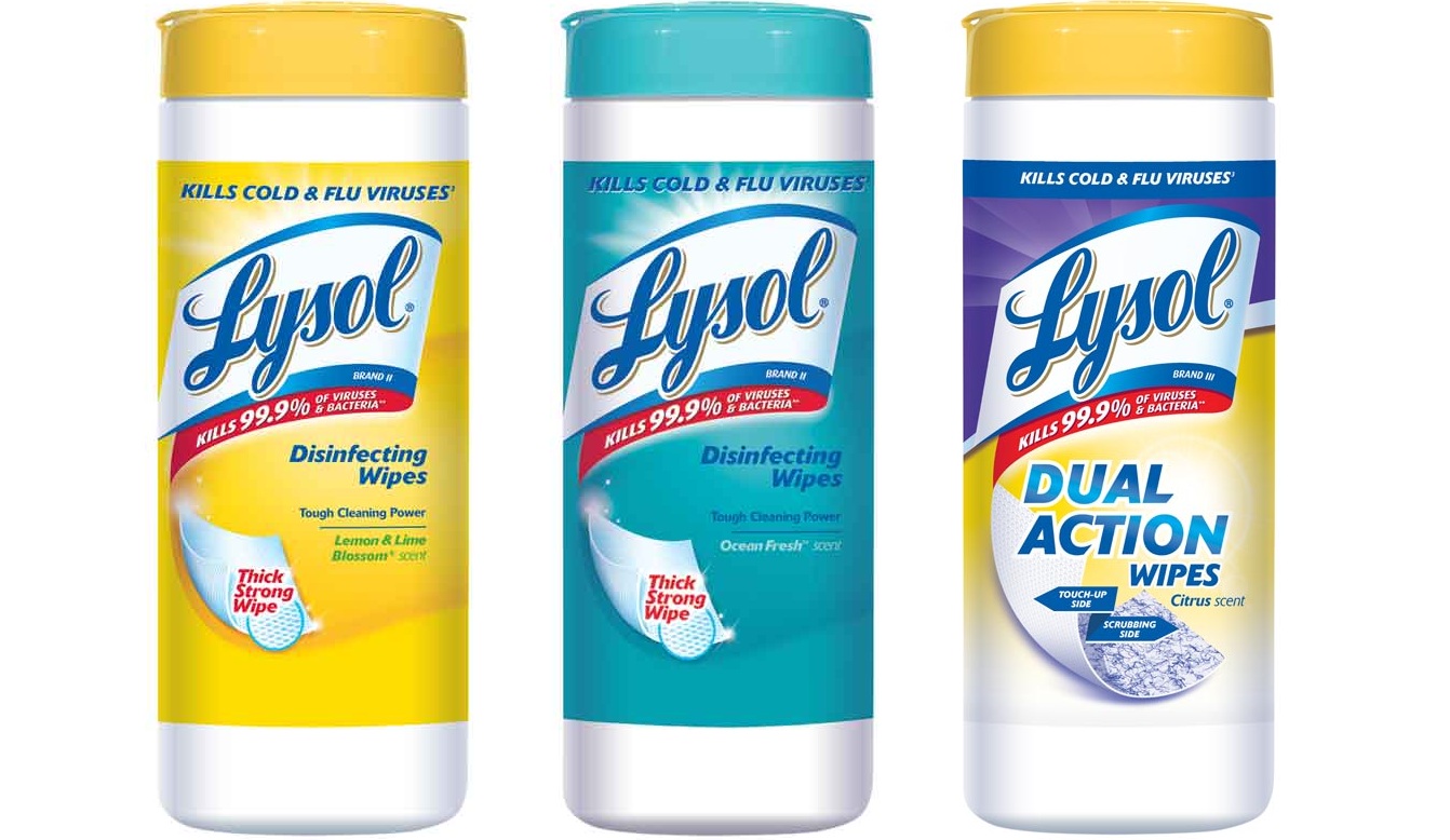 $1 (Reg $4) Lysol Disinfecting Wipes at Rite Aid