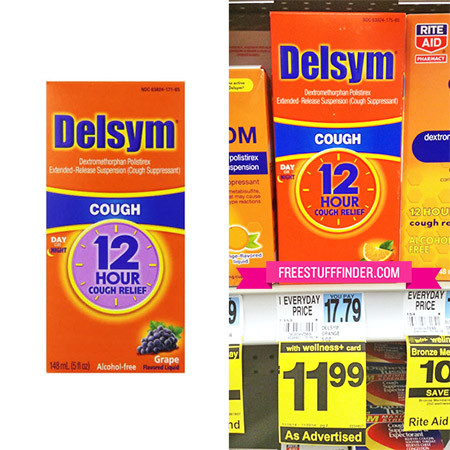 Free Delsym Cough Relief at Rite Aid