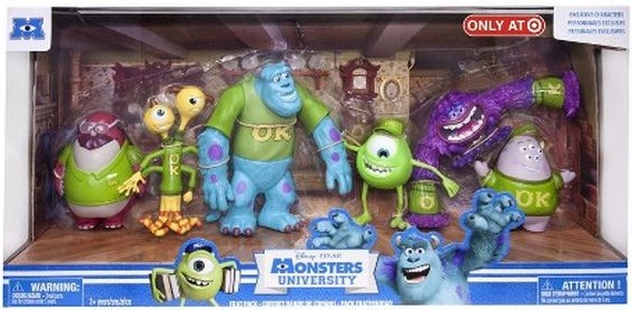 $14.38 (Reg $24) Monsters University Figures at Target + Free Shipping