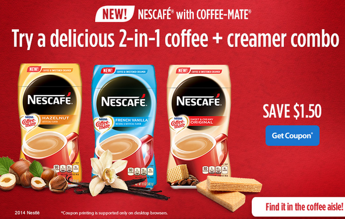 *HOT* New Nestle Coffee-Mate Coupons (Print Now!) | Free Stuff Finder