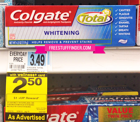 Reg Colgate Total Toothpaste At Rite Aid Free Stuff Finder