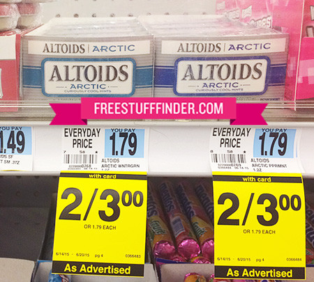 $ (Reg $) Altoids Arctic Mints at Rite Aid (Print Now!) | Free  Stuff Finder