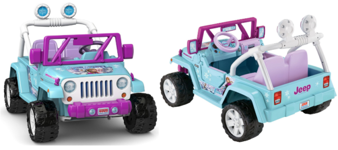 $ (Reg $300) Power Wheels Disney Frozen Jeep + FREE Shipping + FREE  Plush Bear | Free Stuff Finder